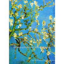 Pintura popular da pintura da flor da ameixa para a decoração